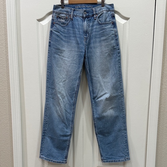 American Eagle Outfitters Denim - American Eagle Strigid Baggy Straight Leg Jeans